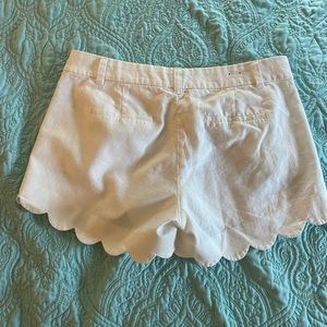 J. Crew Factory size 6 white linen shorts
